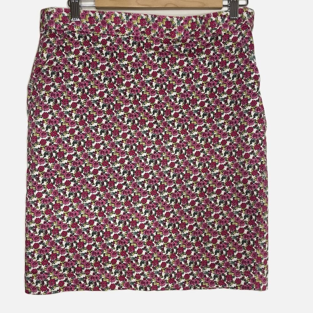 “346” brooks brothers floral skirt cotton blend SZ 8